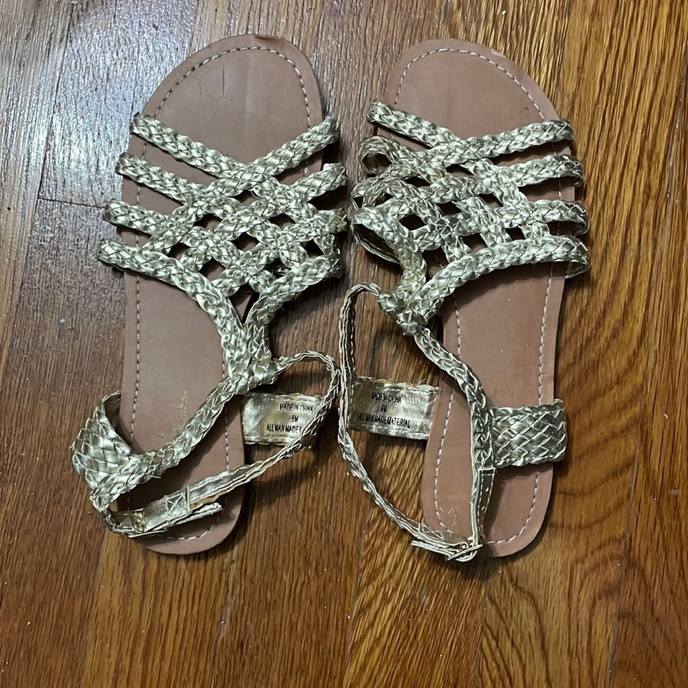 Gold Toned Sandals